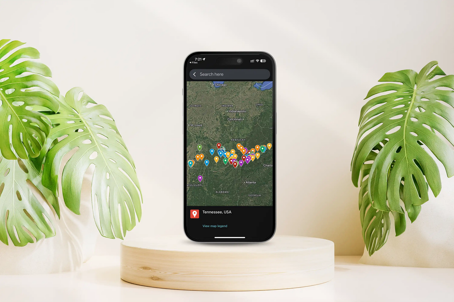 Tennessee Hidden Gems & Must-See Spots Map