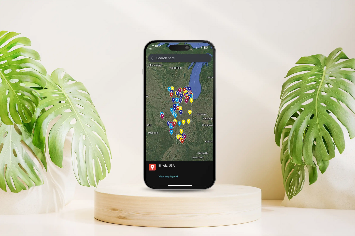 Illinois Hidden Gems & Must-See Travel Map